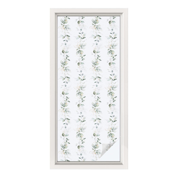 Autocolant vitraliu pentru geam Farmecul plantelor