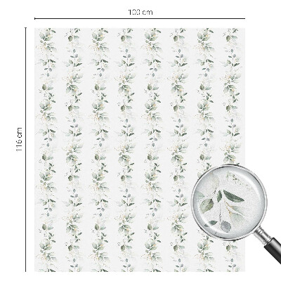 Autocolant vitraliu pentru geam Farmecul plantelor