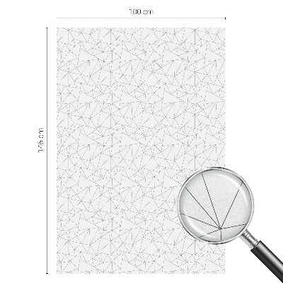 Folie decorativă vitraliu pentru uși și ferestre Modele geometrice