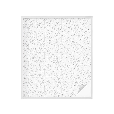 Folie decorativă vitraliu pentru uși și ferestre Modele geometrice