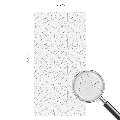 Folie decorativă vitraliu pentru uși și ferestre Modele geometrice