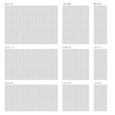 Folie decorativă geam Forme ondulate