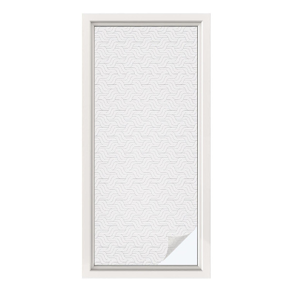 Folie decorativă geam Linii ondulate