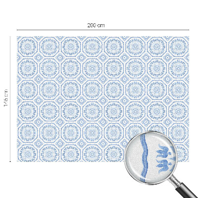 Autocolant vitraliu pentru geam Ornamente florale