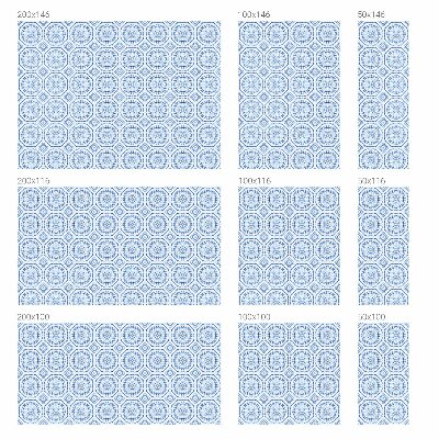 Autocolant vitraliu pentru geam Ornamente florale