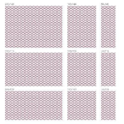 Folie geam să nu se vadă din exterior Forme ovale