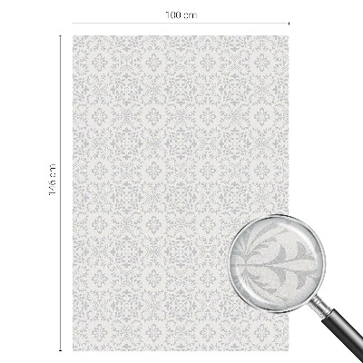 Folie geam intimitate model vitraliu Ornamente vegetale