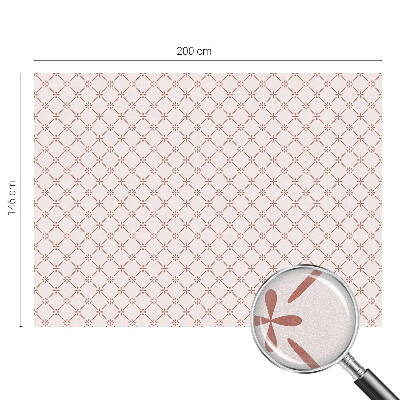 Folie decorativă vitraliu pentru uși și ferestre Modele florale