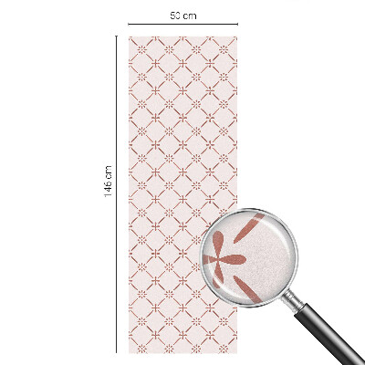 Folie decorativă vitraliu pentru uși și ferestre Modele florale