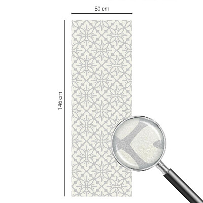 Folie geam intimitate model vitraliu Rozete florale