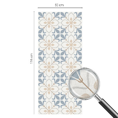 Autocolant vitraliu pentru geam Frumusețe florală