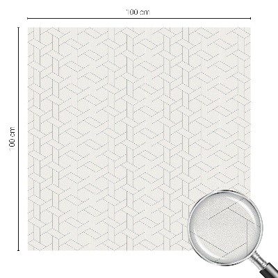 Folie geam să nu se vadă din exterior Împletitură geometrică