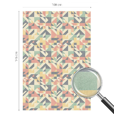 Autocolant vitraliu pentru geam Energia geometriei