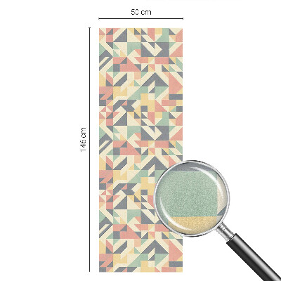 Autocolant vitraliu pentru geam Energia geometriei