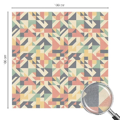 Autocolant vitraliu pentru geam Energia geometriei