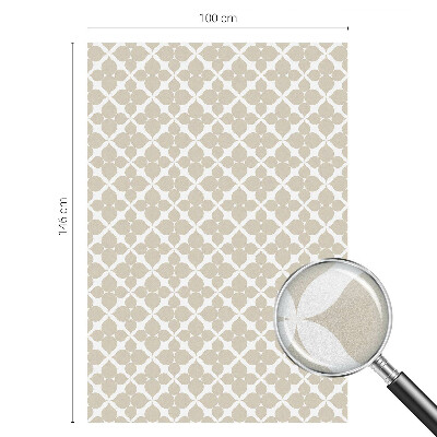 Folie decorativă geam Frunze geometrice