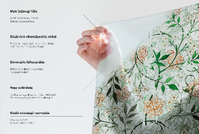 Folie decorativă geam Frunze geometrice