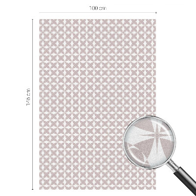 Folie geam intimitate model vitraliu Geometria armoniei