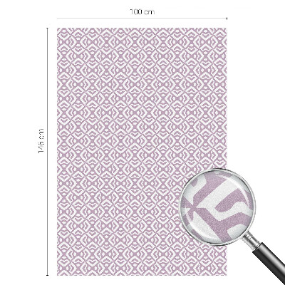 Folie decorativă vitraliu pentru uși și ferestre Forme violete