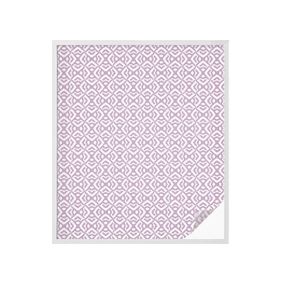 Folie decorativă vitraliu pentru uși și ferestre Forme violete