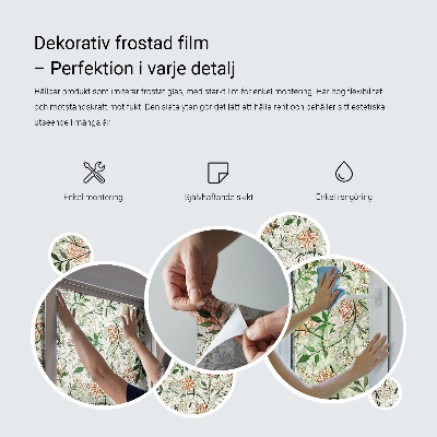 Folie decorativă vitraliu pentru uși și ferestre Forme violete