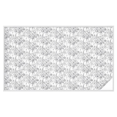 Folie geam intimitate model vitraliu Eleganță florală