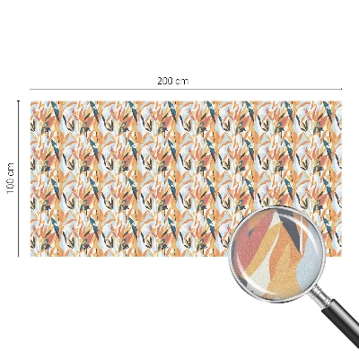 Folie decorativă vitraliu pentru uși și ferestre Energie botanică