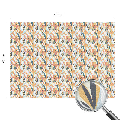 Folie decorativă vitraliu pentru uși și ferestre Energie botanică