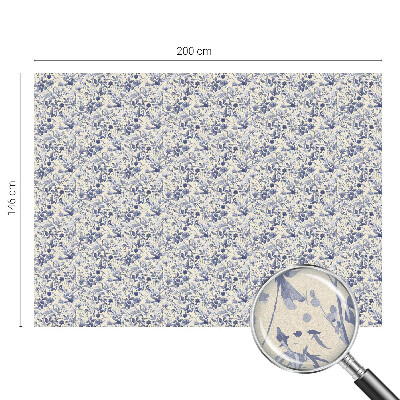 Folie geam să nu se vadă din exterior Simetria florală