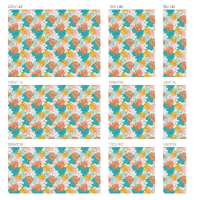 Folie decorativă vitraliu pentru uși și ferestre Natură exotică