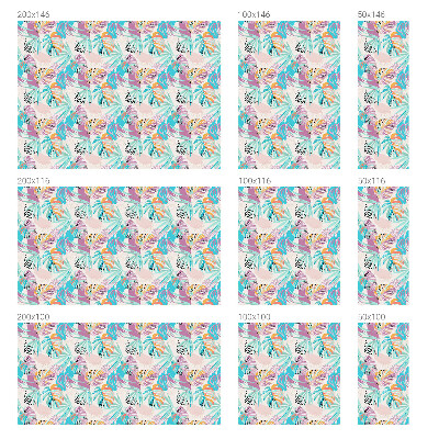 Folie geam intimitate model vitraliu Junglă abstractă