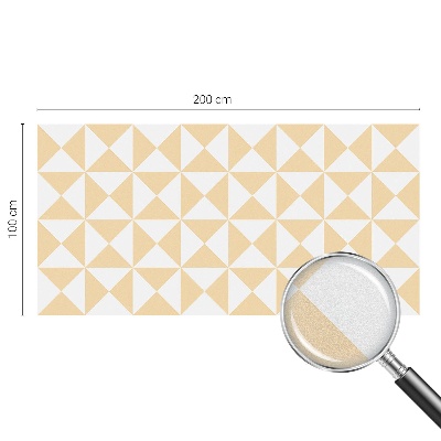 Autocolant vitraliu pentru geam Triunghiuri geometrice