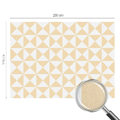 Autocolant vitraliu pentru geam Triunghiuri geometrice