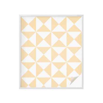 Autocolant vitraliu pentru geam Triunghiuri geometrice