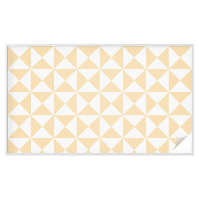 Autocolant vitraliu pentru geam Triunghiuri geometrice