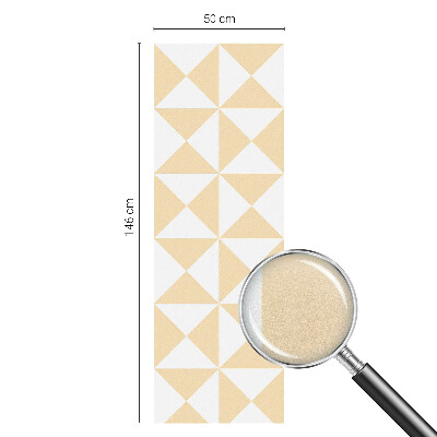 Autocolant vitraliu pentru geam Triunghiuri geometrice