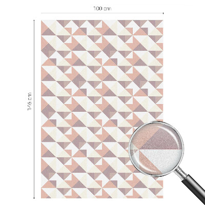 Folie decorativă geam Triunghiuri moderne