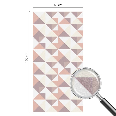 Folie decorativă geam Triunghiuri moderne