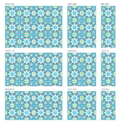 Folie decorativă vitraliu pentru uși și ferestre Model de stea