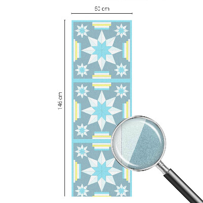 Folie decorativă vitraliu pentru uși și ferestre Model de stea