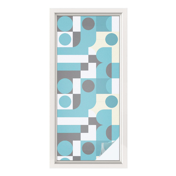 Folie geam să nu se vadă din exterior Modele geometrice