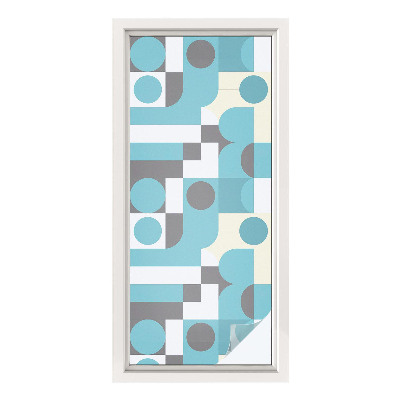 Folie geam să nu se vadă din exterior Modele geometrice