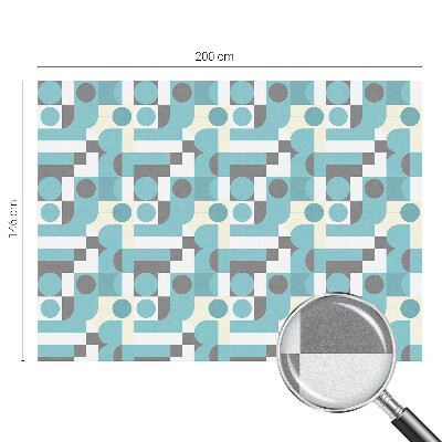 Folie geam să nu se vadă din exterior Modele geometrice