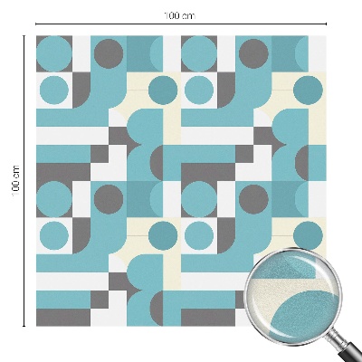 Folie geam să nu se vadă din exterior Modele geometrice