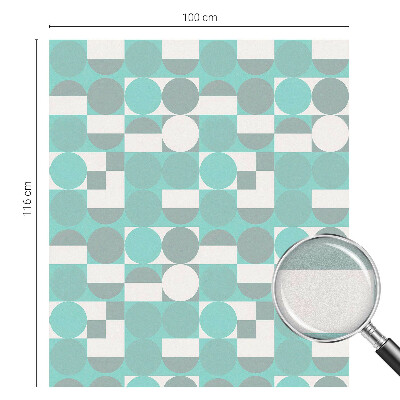 Folie geam intimitate model vitraliu Forme geometrice