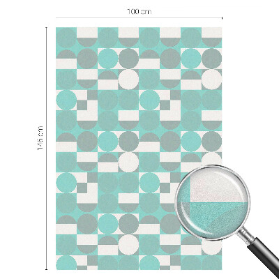 Folie geam intimitate model vitraliu Forme geometrice