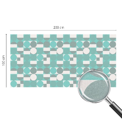 Folie geam intimitate model vitraliu Forme geometrice