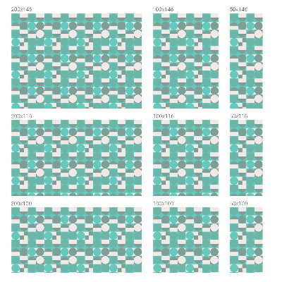 Folie geam intimitate model vitraliu Forme geometrice