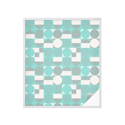 Folie geam intimitate model vitraliu Forme geometrice