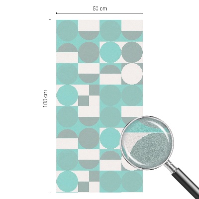 Folie geam intimitate model vitraliu Forme geometrice